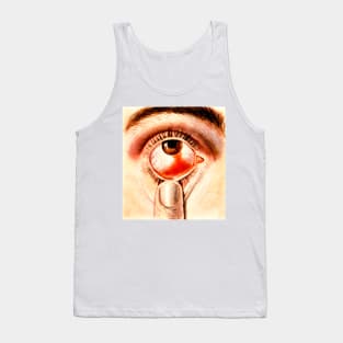 Red eye finger in sight I'll show you now Tank Top